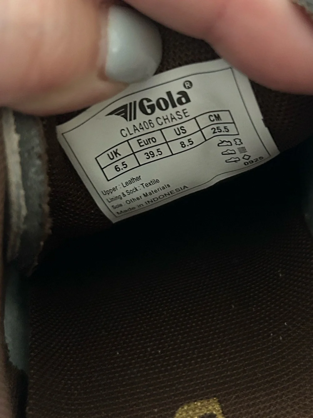 Gola size without